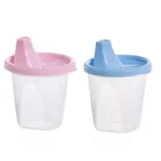 Copo com bico infantil com tampa anti vazamento 245ml