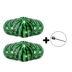 Kit 15/20/30/40 Bola Melancia + Pino Inflável Brinquedo, Festa, Eventos e Decorações