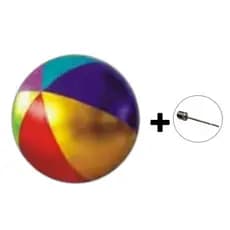 Bola gigante colorida com tela protetora 45cm
