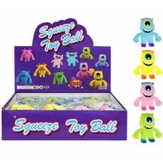 Brinquedo Monstrinho Apertar C Luz Antiestresse Squishy 3/6/12