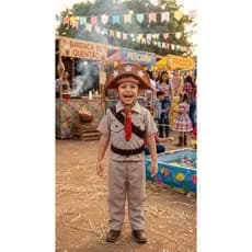 Fantasia Infantil Lampião Cangaceiro - Festa Junina