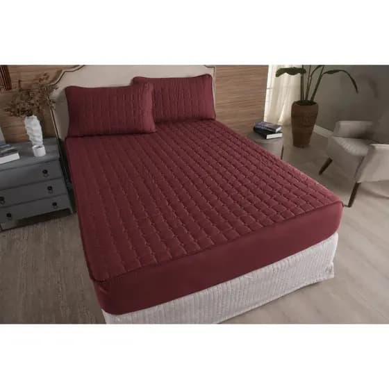 Protetor Impermeavel Com Elastico Cama Box Casal Queen King Solteiro Fronha