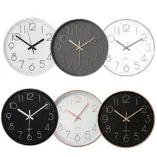 Relógio de Parede 30cm Silencioso Moderno Decorativo Quarto Sala Escritório Cozinha