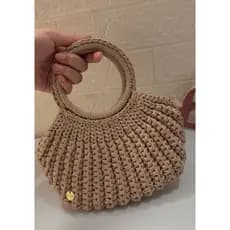 Bolsa de Crochê Verão com Alça Redonda