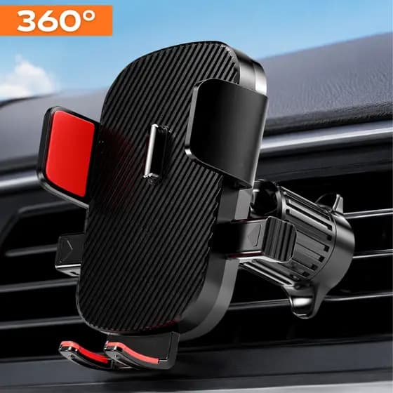 Suporte Celular Carro Universal Rotativo 360° Suporte Veicular Saida de Ar