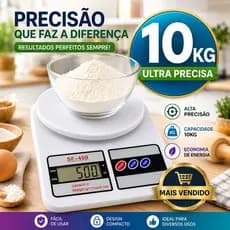 Balança Digital Cozinha 10Kg Balança de Precisão Digital Balança de Alimentos Cozinha