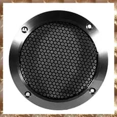 (Div Alumínio Carro Tweeter Speaker Grill Cover Grade De Malha De Metal Completa Para Aprimoramento De Áudio 4 Polegadas