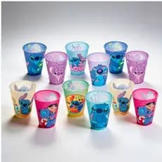 Kit 12 Copos Stitch 280ml – Copos Plásticos Reutilizáveis Para Festa Lembrancinha Infantil