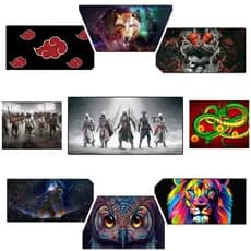 Mouse Pad Gamer Grande Diversos Modelos 700x350x3MM Exbom