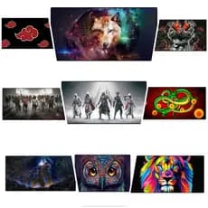 Mouse Pad Gamer Extra Grande XL 70 x 35 cm 3 mm espessura DIVERSOS MODELOS