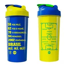 Kit 2 Unidades Coqueteleira 600ml Estampa Copa do Mundo