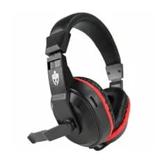 Fone de Ouvido Gamer Headset Com Microfone Preto