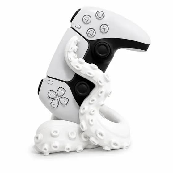 Suporte Gamer  Para Controle PS4 PS5 Xbox Polvo Branco