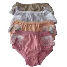 Kit 10 Calcinhas Infantis - Modelo Bunda Rica em Algodão Confortável e Fofo