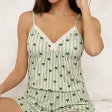 Kit 10 Baby Doll Liganete Feminino Estampado P ao GG Atacado Conforto Direto da Fábrica Paty Grife