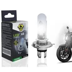 Lâmpada Strobo Led H4 6500k Pisca Pisca Moto Forte Stallion Cavalinho