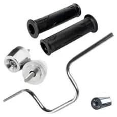 Kit Peso Pcx + Manopla Vazada + Guidão Cargo Fan Titan Start  125/150/160  2016/2022