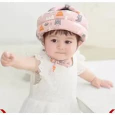 Chapéu De Proteção Anti-Colisão Capacete De Segurança Ajustável Para Bebês - Envio Rápido!