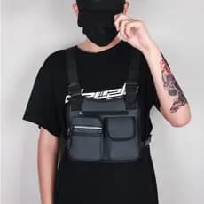 Pochete Peitoral Motoboy Ajustável Estilo Bag Unissex Envio Rápido!