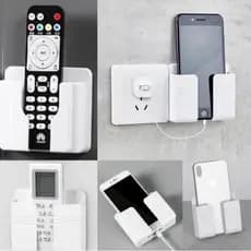 Suporte Multiuso De Parede Adesivo Para Celular Controle Plástico Para Carregar Celular