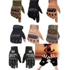 Luvas Masculinas Meio Dedo Alta Qualidade Para Combate Táticos / Luvas De Motocicleta tamanho unico