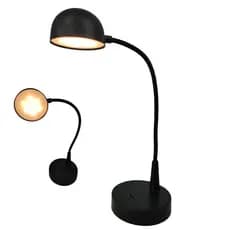 Luminaria Abajur de Mesa LED 3 Tons Touch Flexivel Bateria Recarregavel USB Casa Quarto Sala Trabalho Home Office