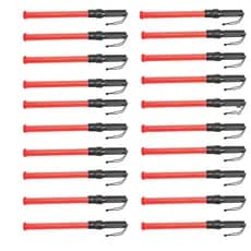 Bastao sinalizador luz Grande fluorescente Kit 10 Uni lanterna sinal emergencia Transito Manobra