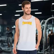 Regata Dry Fit  Masculina - Modelo regata thrashser02 Academia Corrida CrossFit Treinos Intensos