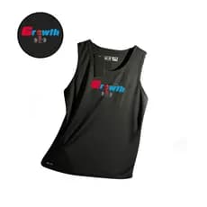 Regata Dry Fit  Masculina - Modelo regata GROWTH 07 Academia Corrida CrossFit Treinos Intensos
