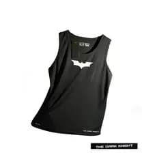Regata Dry Fit  Masculina - Modelo regata BATMAN 02 Academia Corrida CrossFit Treinos Intensos