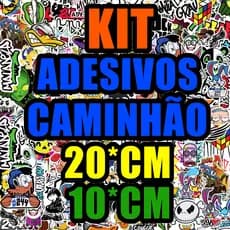 Kit Adesivos Grandes De Carro Boa Resolução Cartela aprova d'agua - Personagens Frases e Simbolos