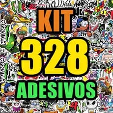Kit 328 Adesivos Viseira Moto Bike Eletrica GRS Tio Patinhas Cartela aprova d'agua Frases e Simbolos