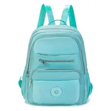 Mochila Escolar Feminina Suo Man Bag Tecido impermeável multiuso com vários bolsos minimalista 2253