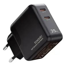 Fonte Carregador Original Toocki Gan 35w 2 portas Tipo C, de carregamento rápido