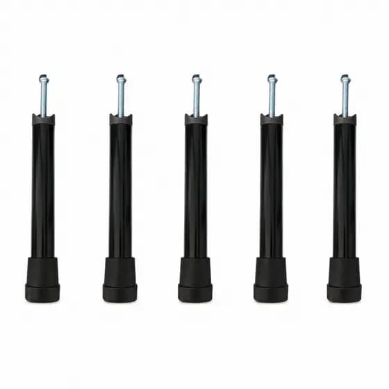 Kit 5 Peças Pé Trampolim Elastic Jump Polimet Cama Elástica