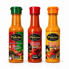 Kit 3 Molhos Churrasco Tradicional, Picante E Mexicana 150ml