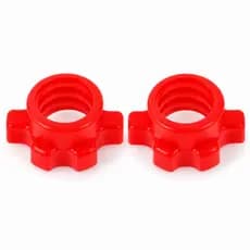 Par De Roscas Trava Para Halter Ajustável 25mm Reposição Vermelho 25 Mm