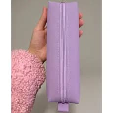 Estojo Escolar Nylon Grande Faculdade Material Feminino Masculino Várias Cores Multiuso Organizador Adulto Infantil