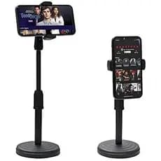 Suporte Tripé Para Mesa Celular Mini Pedestal Ajustável 360