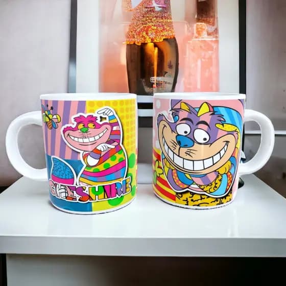 canecas de desenhos animados infantis