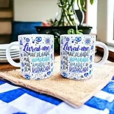 caneca livra-me do mau amado mau humordo 325ml