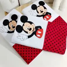 Pano de Prato Mickey - 100% Algodão - Disney