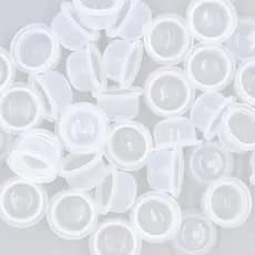 Batoque refil de anel acrilico 16mm com 100 unidades.