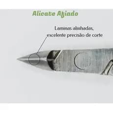 Alicate De Cortar Unha Profissional Aço Inox Manicure Corte Reto. Marca Real Love. Tamanho 11 cm