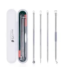 kit acne extrator 4Pçs. Removedor de cravo e espinhas.