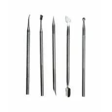 kit manicure profissional com 5 ferramentas para todos os processos de manicure e pedicure.
