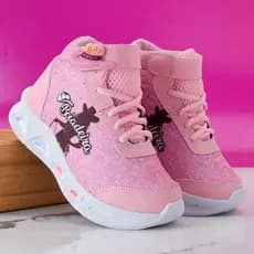 Botinha infantil BOIADEIRA tenis LED Menina Super Marcio e Leve
