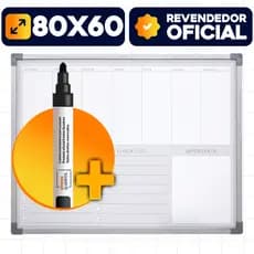 Planner 2026 Semanal Parede 80x60 Planejador Office Lousa Planejamento Metas Escritório + Caneta