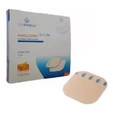 Curativo Hidrocoloide Vitamedical Feridas Escaras Lesões 01unidade 10x10cm Aplicação Vitamedical