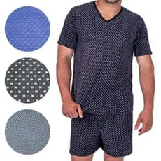 Pijama MASCULINO Adulto Curto CONFORTO Pijamas Liganete